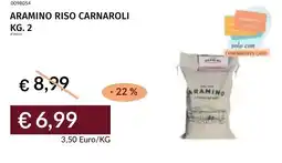 Prezzemolo e Vitale Aramino riso carnaroli offerta