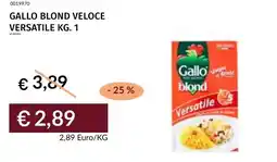 Prezzemolo e Vitale Gallo blond veloce versatile offerta