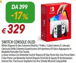 IperFamila NINTENDO Switch console OLED offerta