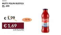 Prezzemolo e Vitale Mutti polpa rustica offerta
