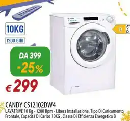 IperFamila CANDY CS12102DW4 LAVATRIVE offerta