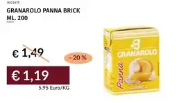 Prezzemolo e Vitale Granarolo panna brick offerta