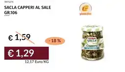 Prezzemolo e Vitale Sacla capperi al sale offerta