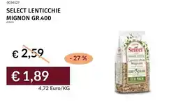 Prezzemolo e Vitale Select lenticchie mignon offerta