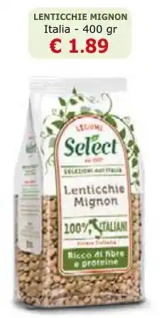 Prezzemolo e Vitale Lenticchie mignon offerta