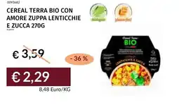 Prezzemolo e Vitale Cereal terra bio con amore zuppa lenticchie e zucca offerta