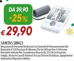 IperFamila SANITAS SBM22 offerta