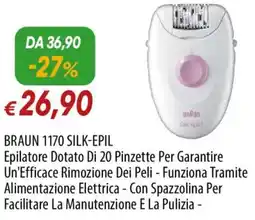 IperFamila BRAUN 1170 SILK-EPIL offerta