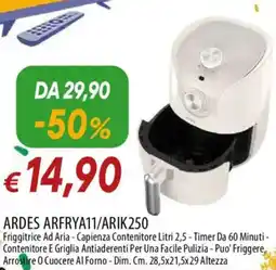 IperFamila ARDES ARFRYA11/ARIK250 Friggitrice offerta