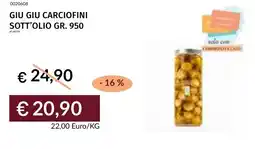 Prezzemolo e Vitale Giu giu carciofini sott'olio offerta