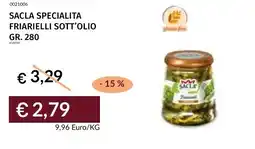 Prezzemolo e Vitale Sacla specialita friarielli sott'olio offerta