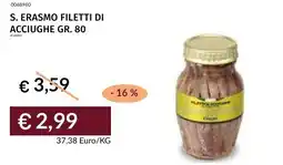 Prezzemolo e Vitale S. erasmo filetti di acciughe offerta