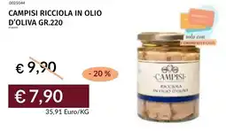 Prezzemolo e Vitale Campisi ricciola in olio d'oliva offerta