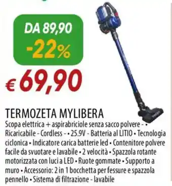 IperFamila TERMOZETA MYLIBERA Scopa elettrica offerta