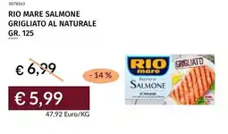 Prezzemolo e Vitale Rio mare salmone grigliato al naturale offerta