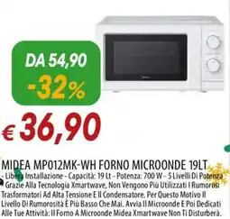 IperFamila MIDEA MP012MK-WH FORNO MICROONDE offerta