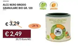 Prezzemolo e Vitale Alce nero brodo granulare bio offerta
