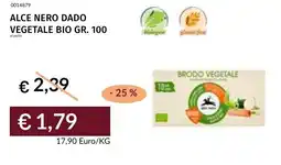 Prezzemolo e Vitale Alce nero dado vegetale bio offerta