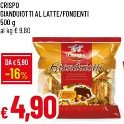 Galassia Crispo gianduiotti al latte/fondenti offerta