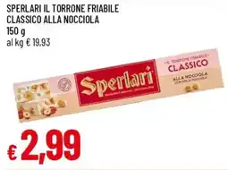 Galassia Sperlari il torrone friabile classico alla nocciola offerta