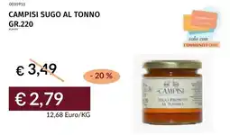 Prezzemolo e Vitale Campisi sugo al tonno offerta