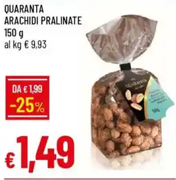 Galassia Quaranta arachidi pralinate offerta