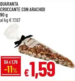 Galassia Quaranta croccante con arachidi offerta