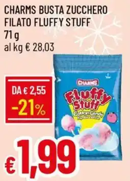 Galassia Charms busta zucchero filato fluffy stuff offerta