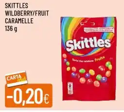 Galassia Skittles wildberry/fruit caramelle offerta