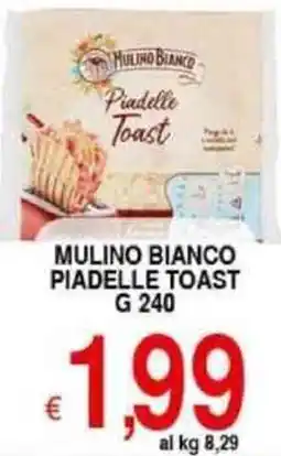 Iper Triscount Mulino bianco piadelle toast offerta
