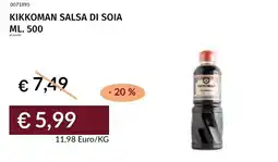 Prezzemolo e Vitale Kikkoman salsa di soia offerta