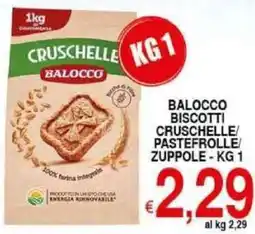 Iper Triscount Balocco Biscotti Cruschelle/Pastefrolle Zuppole offerta