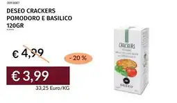 Prezzemolo e Vitale Deseo crackers pomodoro e basilico offerta