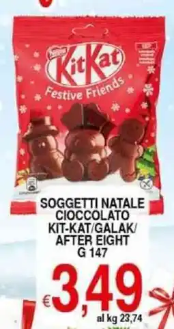 Iper Triscount Soggetti natale cioccolato kit-kat/galak/ after eight offerta