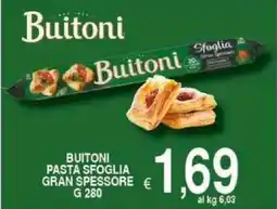 Iper Triscount Buitoni pasta sfoglia gran spessore offerta