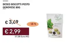 Prezzemolo e Vitale Deseo biscotti pesto genovese offerta