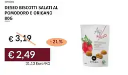 Prezzemolo e Vitale Deseo biscotti salati al pomodoro e origano offerta