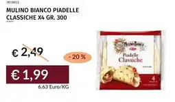 Prezzemolo e Vitale Mulino bianco piadelle classiche offerta