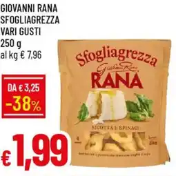 Galassia Giovanni rana sfogliagrezza offerta