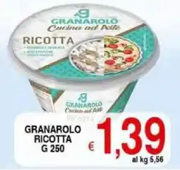 Iper Triscount Granarolo ricotta offerta