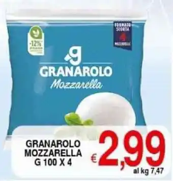 Iper Triscount Granarolo mozzarella offerta