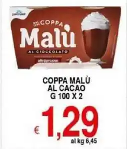 Iper Triscount Coppa malù al cacao offerta