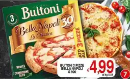 Iper Triscount Buitoni 3 pizze bella napoli offerta