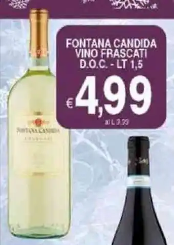 Iper Triscount Fontana candida vino frascati D.O.C. offerta