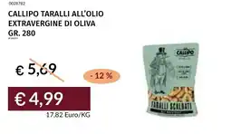 Prezzemolo e Vitale Callipo taralli all'olio extravergine di oliva offerta