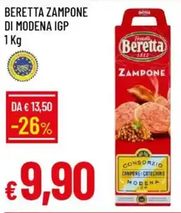Galassia Beretta zampone di modena IGP offerta