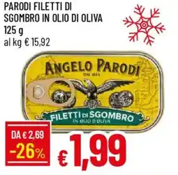 Galassia Parodi filetti di sgombro in olio di oliva offerta