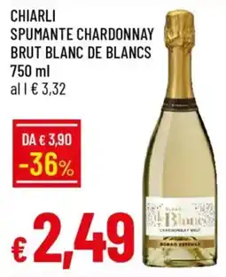 Galassia Chiarli spumante chardonnay brut blanc de blancs offerta
