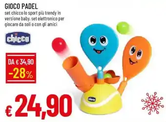 Galassia Gioco padel CHICCO offerta