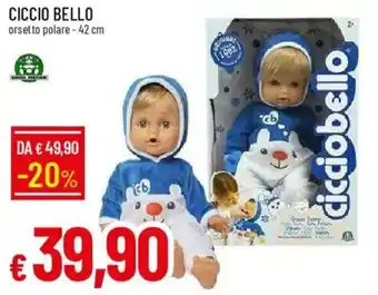 Galassia CICCIO BELLO orset to polare - 42 cm offerta